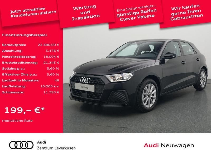 Mythosschwarz Neu 2024 Audi A1 Sportback Kleinwagen | 23.480 € (Guter Preis) - Bild 1/4
