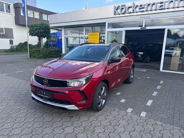 Rubinrot met. dach schwarz Gebraucht 2024 Opel Grandland X Elegance SUV | 19.980 € (Guter Preis) - Bild 1/4