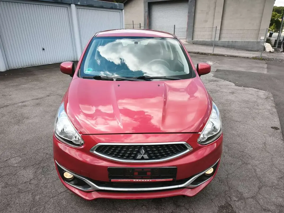 Gebraucht Mitsubishi Space Star Edition 71 PS (52 kW) 2018 Amarenarot (m) Kleinwagen