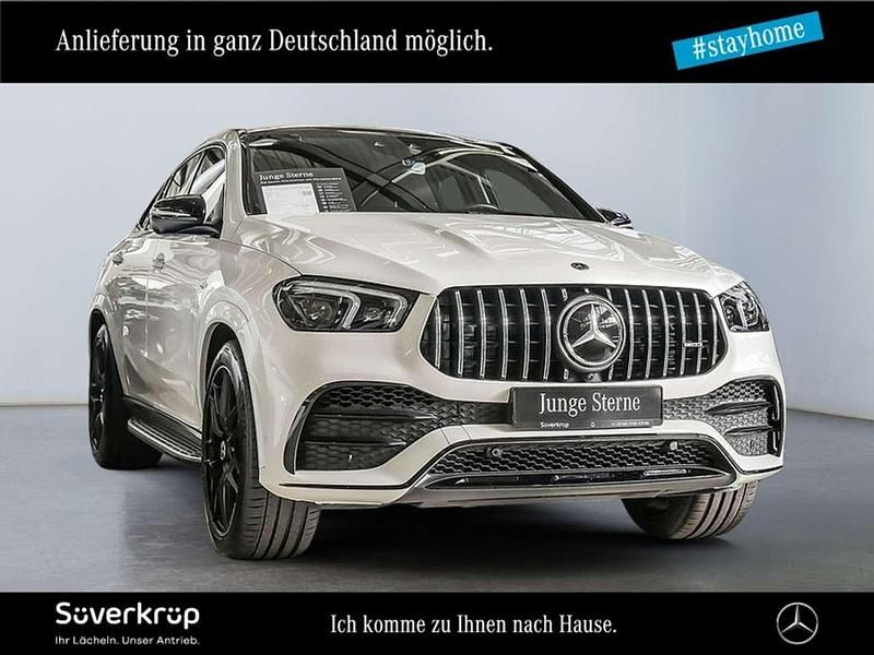 Designo diamantweiß bright Gebraucht 2021 Mercedes GLE53 AMG AMG Coupé | 72.853 € (Guter Preis) - Bild 1/2