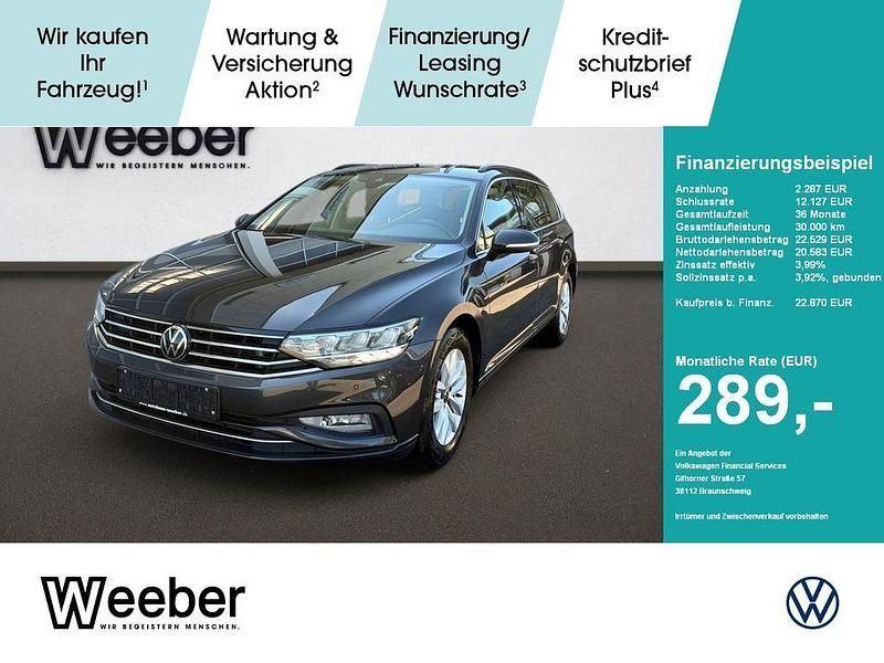 Mangangrau (metallic) Gebraucht 2021 VW Passat Business Kombi | 22.870 € (Guter Preis) - Bild 1/4