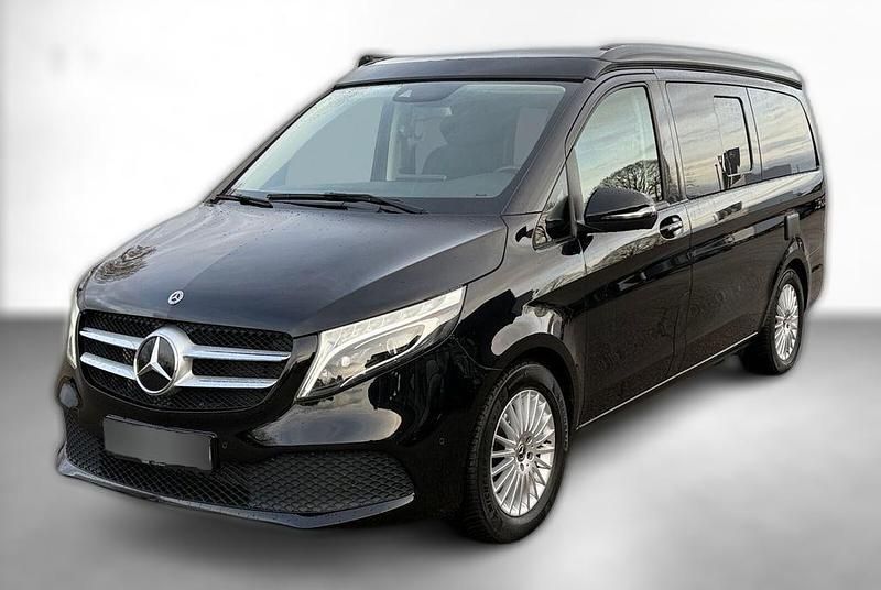 Schwarz metallic Gebraucht 2022 Mercedes V220 Marco Polo Van / Kleinbus | 63.700 € (Teuer) - Bild 1/4