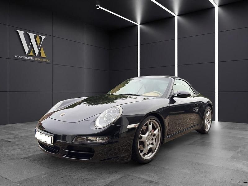 Schwarz Gebraucht 2006 Porsche 911 Carrera S Cabriolet Cabrio | 72.500 € - Bild 1/4