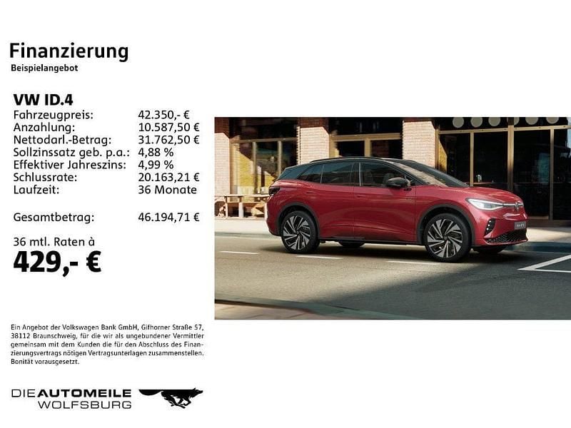 Kings red metallic Gebraucht 2025 VW ID.4 GTX SUV | 41.990 € (Guter Preis) - Bild 1/3