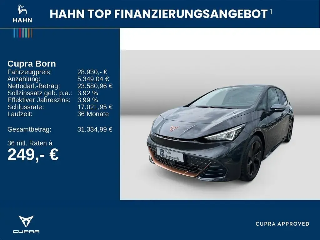 Brugt Cupra Born 150 kW (204 HK) 2024 Grå Hatchback