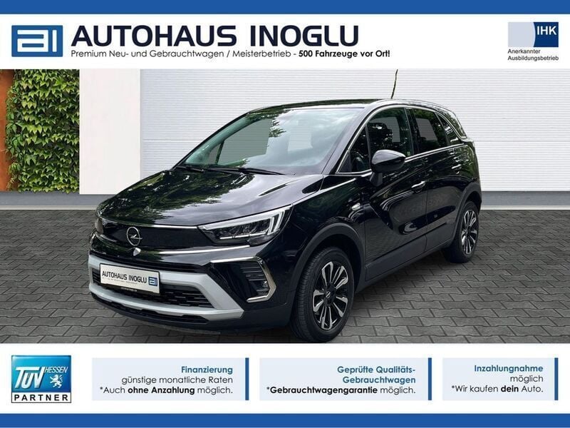 Schwarz lackierung schwarz perla nera/me (metallic) Gebraucht 2024 Opel Crossland Elegance SUV | 16.980 € (Superpreis) - Bild 1/4