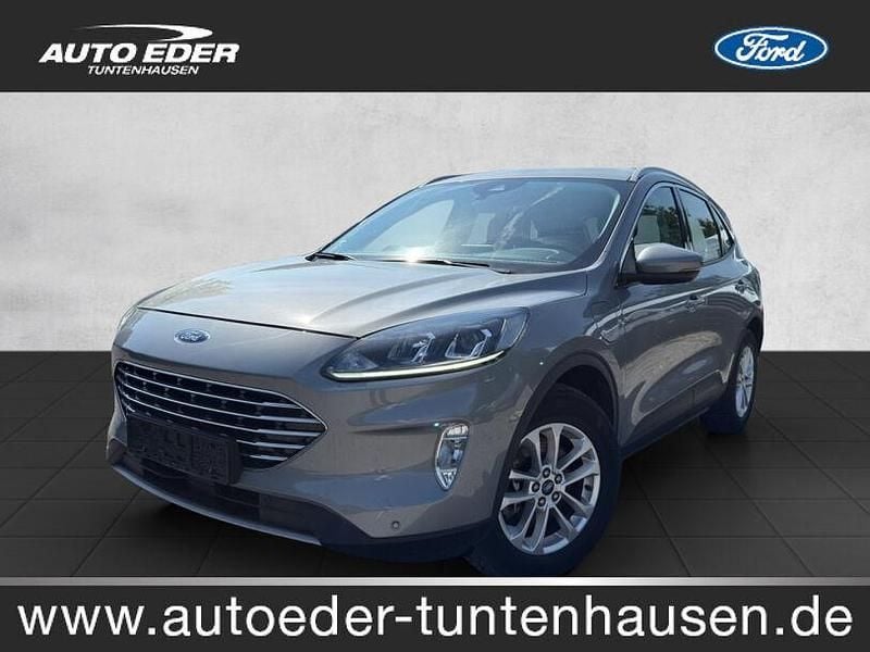 Solar silver (metallic) Gebraucht 2021 Ford Kuga Titanium SUV | 21.950 € (Superpreis) - Bild 1/4