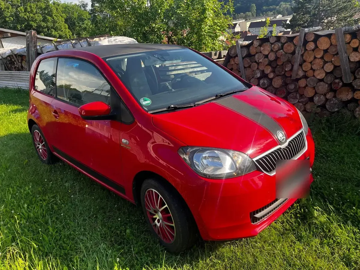 Gebraucht Skoda Citigo 60 PS (44 kW) 2012 Rot Kleinwagen