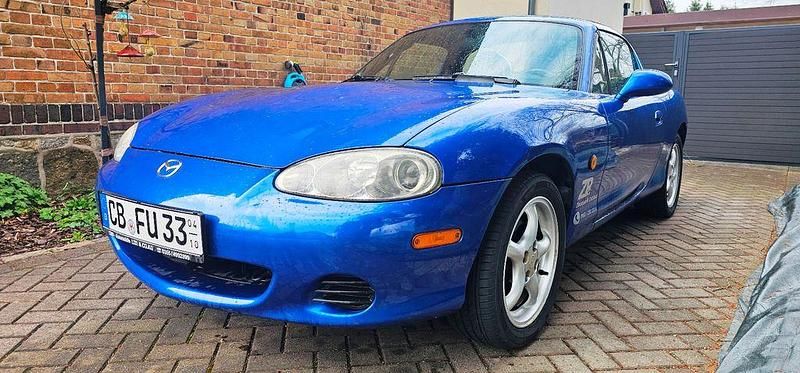 Gebraucht Mazda MX5 110 PS (80 kW) 2002 Blau Cabrio