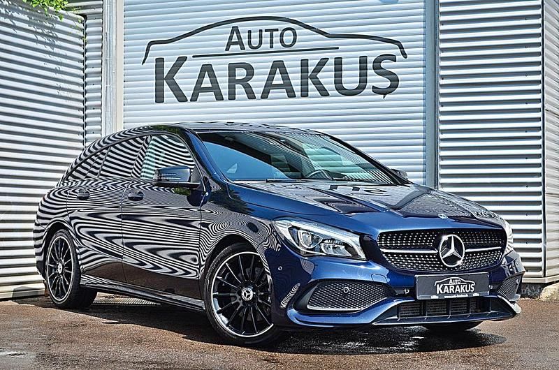 Cavansitblau Gebraucht 2017 Mercedes CLA220 Shooting Brake AMG line Kombi | 20.990 € (Fairer Preis) - Bild 1/4