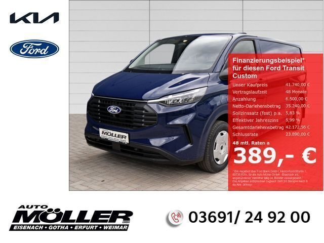 Blau Neu 2024 Ford Transit Custom Trend Limousine | 41.740 € (Guter Preis) - Bild 1/4