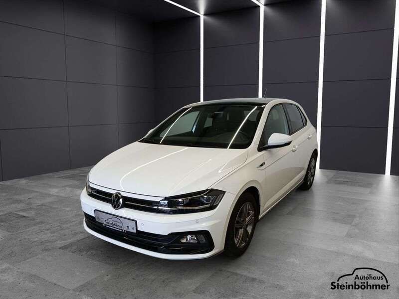Pure white (weiß) Gebraucht 2021 VW Polo Highline Limousine | 17.440 € (Fairer Preis) - Bild 1/4