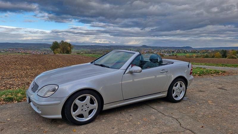 Silber Gebraucht 2000 Mercedes SLK320 Cabrio | 6.950 € (Guter Preis) - Bild 1/4