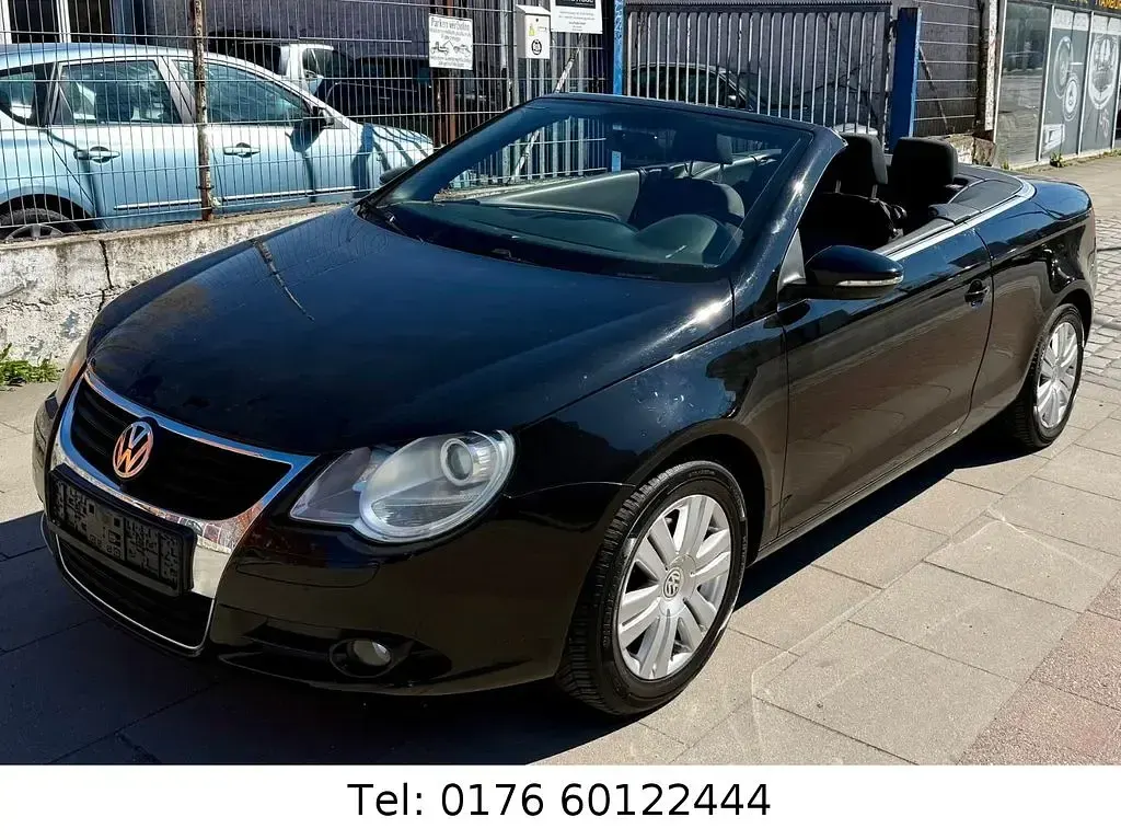 Second-hand VW Eos 122 CP (89 kW) 2009 Negru Cabrio
