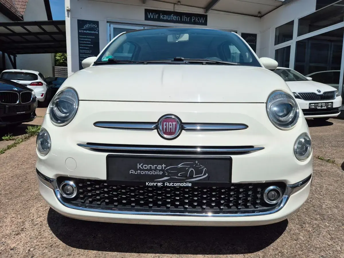 Gebraucht Fiat 500C Lounge 69 PS (50 kW) 2017 Weiß Cabrio