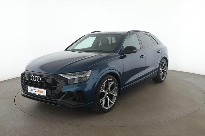 Blau Gebraucht 2020 Audi Q8 S-Line SUV | 50.310 € (Superpreis) - Bild 1/3
