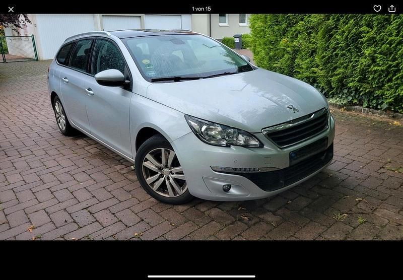 Silber Gebraucht 2017 Peugeot 308 Business-Line Kombi | 5.500 € (Superpreis) - Bild 1/4