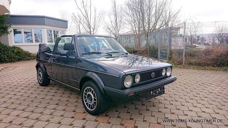 Gebraucht VW Golf Cabriolet 72 PS (52 kW) 1987 Blau Cabrio
