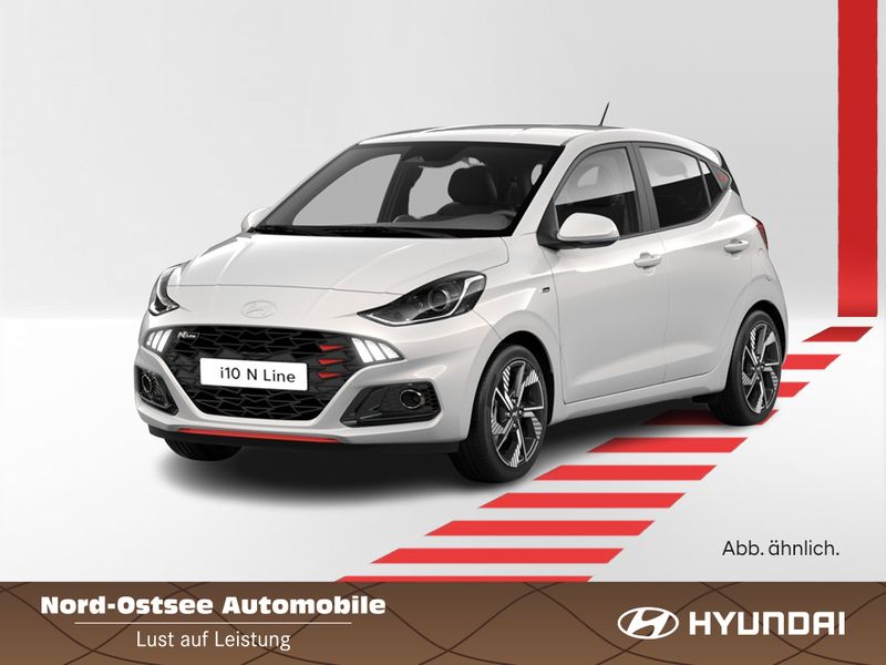 Atlas white Gebraucht 2025 Hyundai i10 N Line Kleinwagen | 18.690 € (Fairer Preis) - Bild 1/2