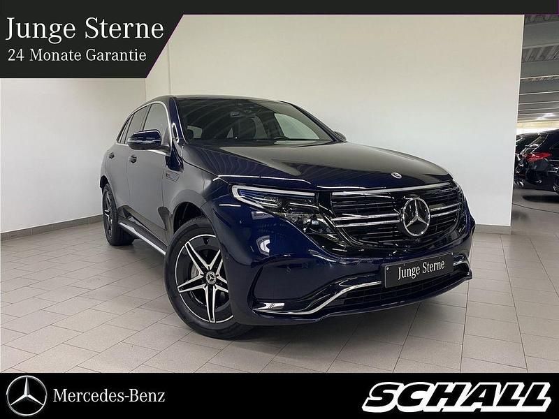 Blau Gebraucht 2021 Mercedes EQC400 AMG SUV | 38.299 € (Fairer Preis) - Bild 1/4