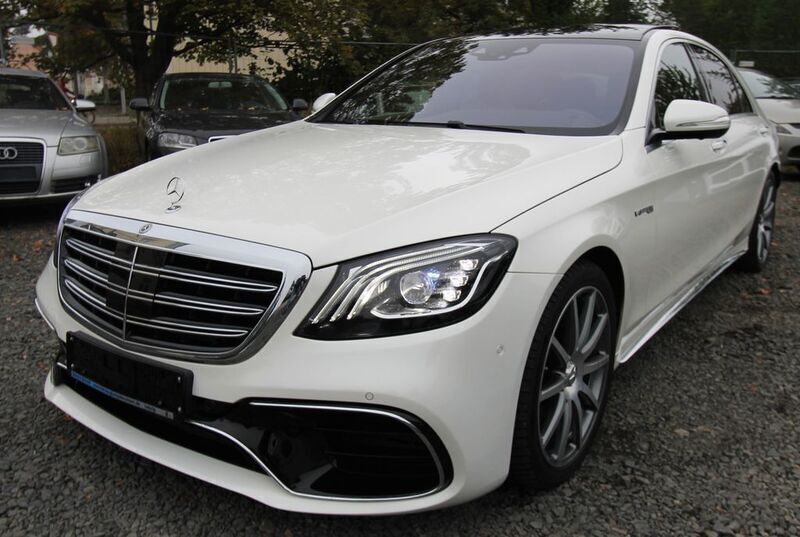 Diamantweiss metalliclack Gebraucht 2017 Mercedes S63 AMG AMG Limousine | 64.800 € - Bild 1/4