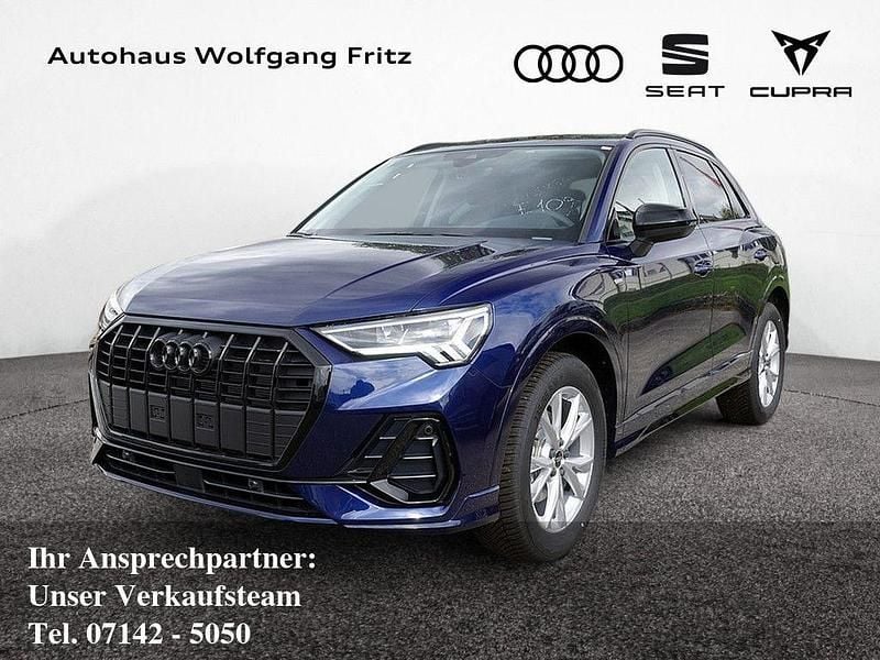 Blau Neu 2025 Audi Q3 S-Line SUV | 43.640 € (Guter Preis) - Bild 1/4