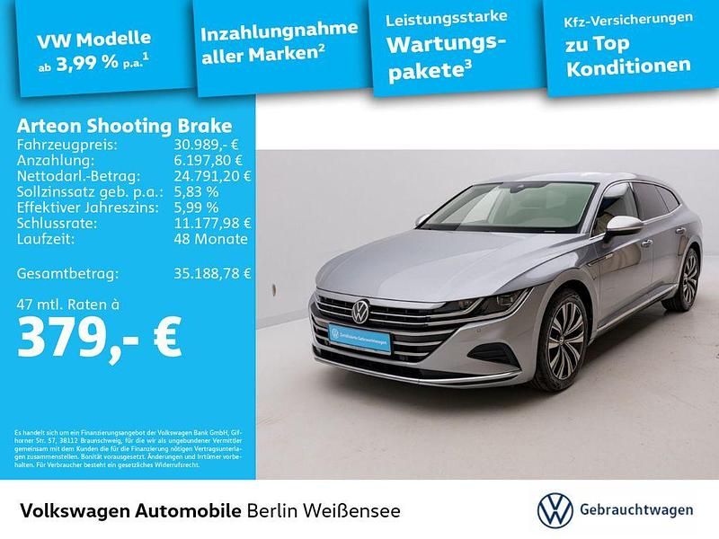 Silber Gebraucht 2022 VW Arteon Elegance Kombi | 30.989 € (Superpreis) - Bild 1/4
