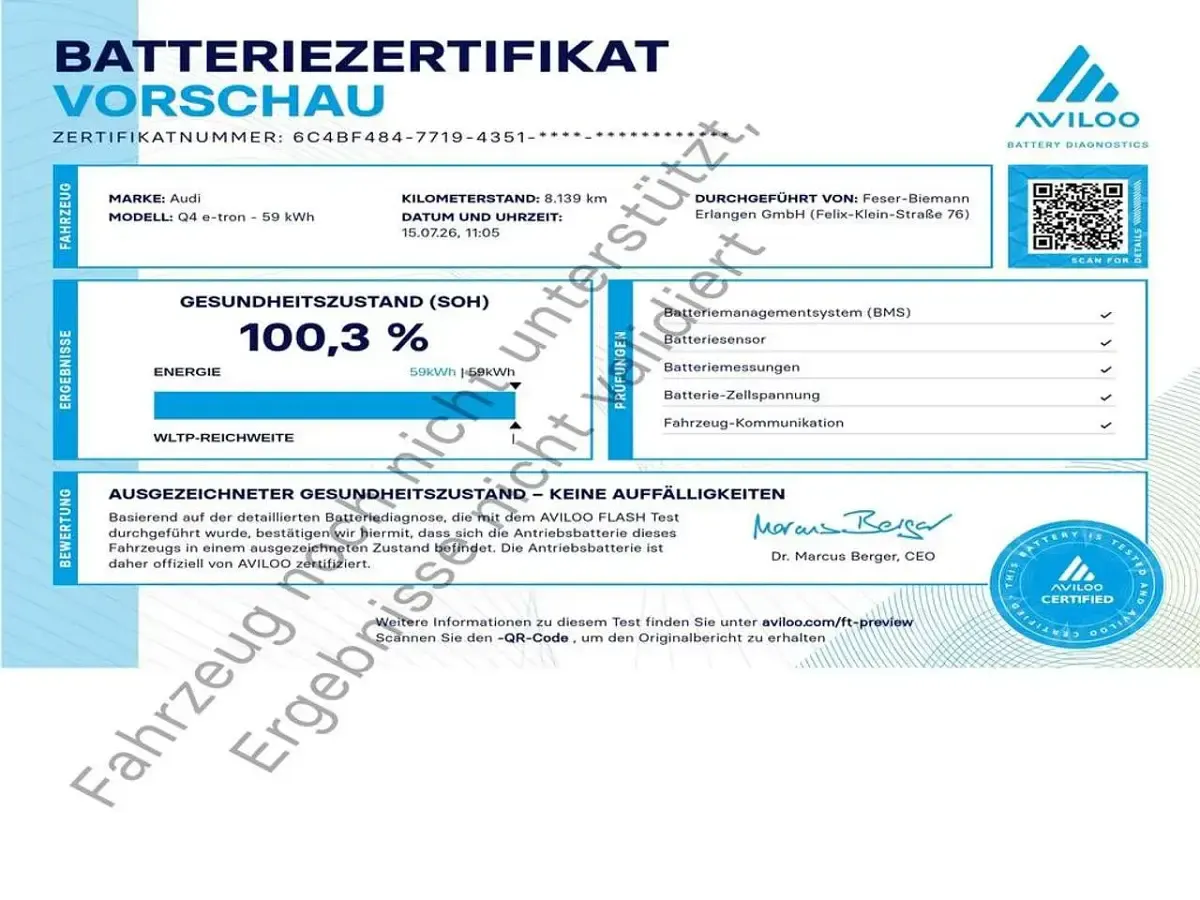 Gebraucht Audi Q4 Sportback e-tron 150 kW (204 PS) 2025 Kieselgrau SUV