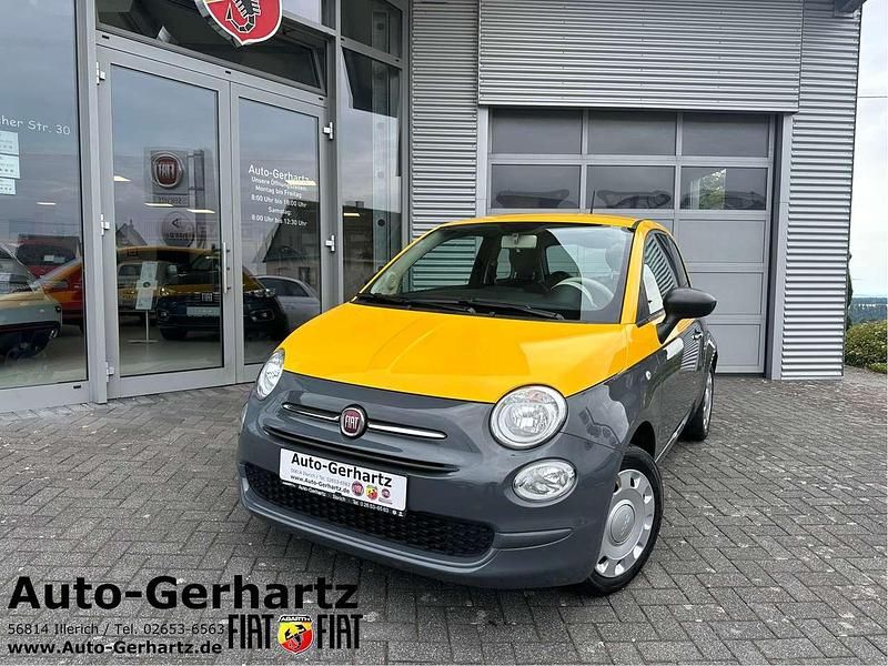 Carrara grau/ gelb foliert Gebraucht 2019 Fiat 500 Pop Star Limousine | 8.900 € (Fairer Preis) - Bild 1/4