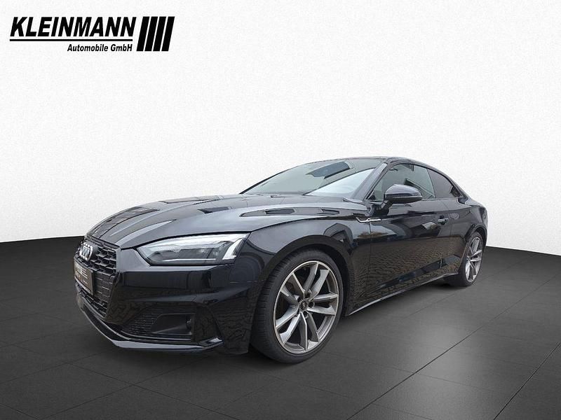 Mythosschwarz (metallic) Gebraucht 2022 Audi A5 Advanced Coupé | 32.990 € (Guter Preis) - Bild 1/4