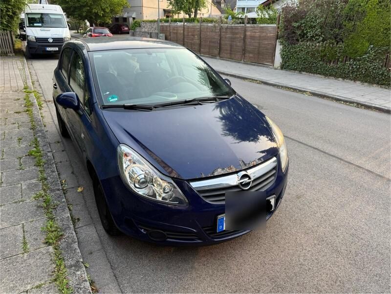 Blau Gebraucht 2008 Opel Corsa Edition Kleinwagen | 650 € (Superpreis) - Bild 1/4