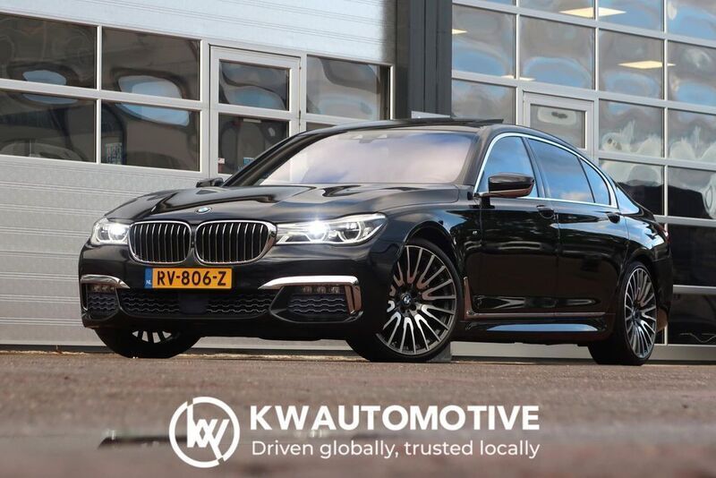 Schwarz Gebraucht 2018 BMW 740L Executive Limousine | 39.579 € (Fairer Preis) - Bild 1/4
