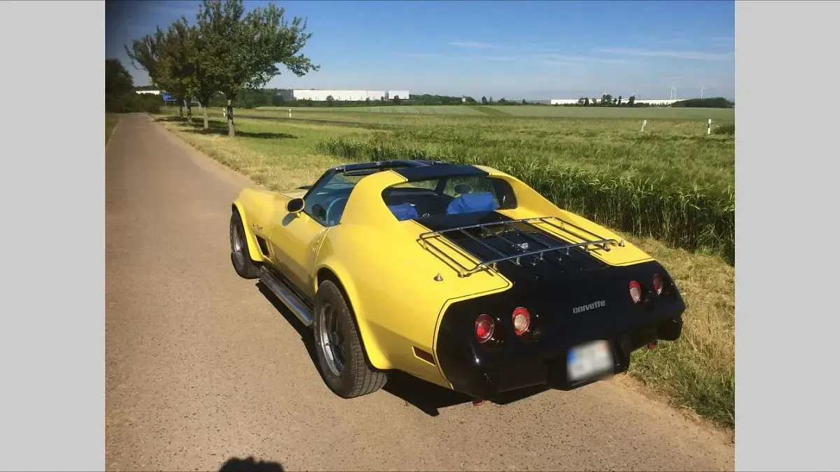 Gebraucht Chevrolet Corvette C3 210 PS (154 kW) 1977 Gelb Cabrio
