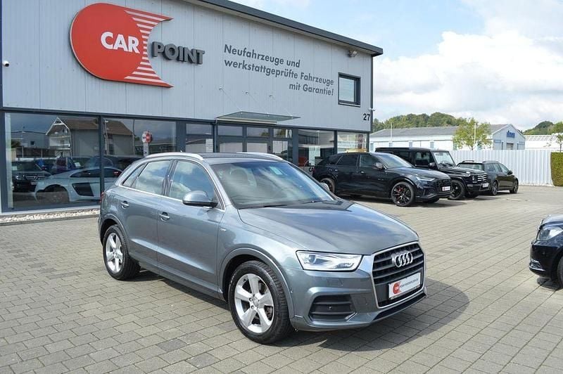 Monsungrau metallic Gebraucht 2015 Audi Q3 S-Line SUV | 18.990 € (Fairer Preis) - Bild 1/4