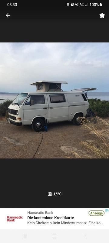 Beige Gebraucht 1990 VW T3 Van | 11.000 € - Bild 1/4