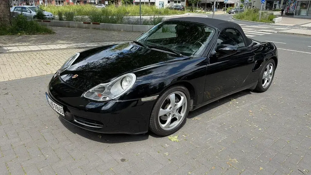 Gebraucht Porsche Boxster 228 PS (167 kW) 2002 Schwarz Cabrio