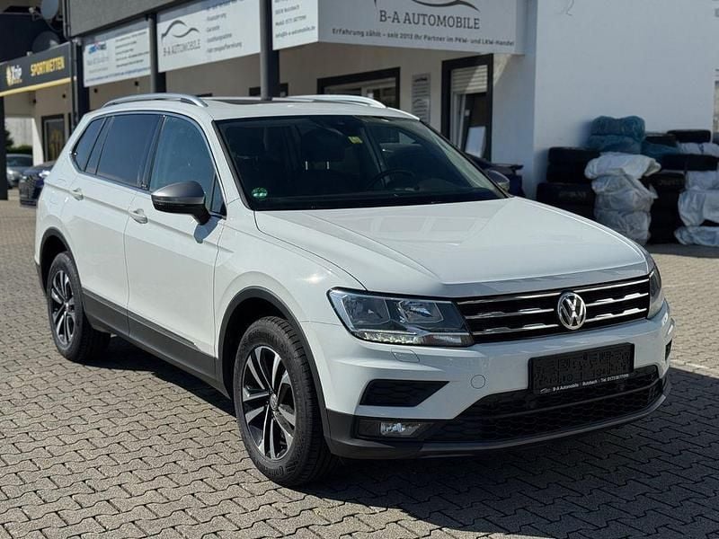 Pure white Gebraucht 2021 VW Tiguan Allspace United SUV | 19.900 € (Superpreis) - Bild 1/4