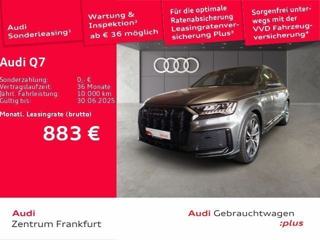 Daytonagrau perleffekt Gebraucht 2023 Audi Q7 S-Line SUV | 75.649 € (Fairer Preis) - Bild 1/2