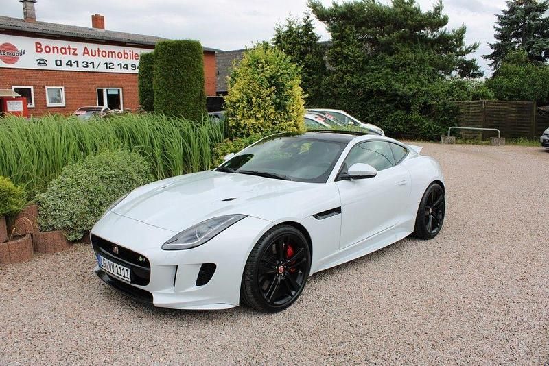 Glacier white Gebraucht 2017 Jaguar F-Type R Coupé | 65.980 € (Teuer) - Bild 1/4