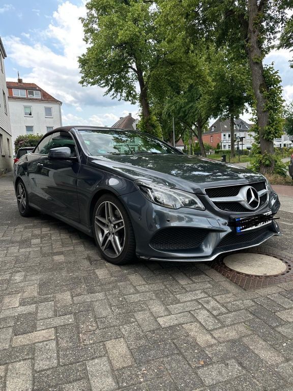 Grau Gebraucht 2015 Mercedes E350 AMG line Cabrio | 22.000 € (Guter Preis) - Bild 1/4