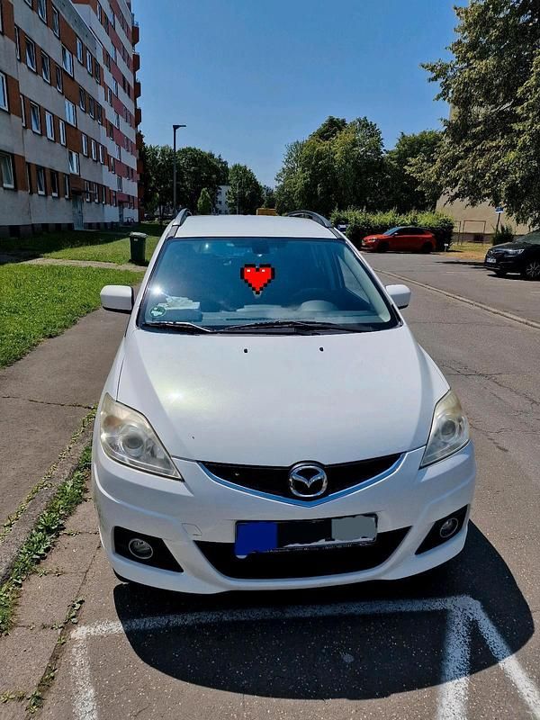 Gebraucht Mazda 5 116 PS (85 kW) 2008 Weiß Van / Kleinbus