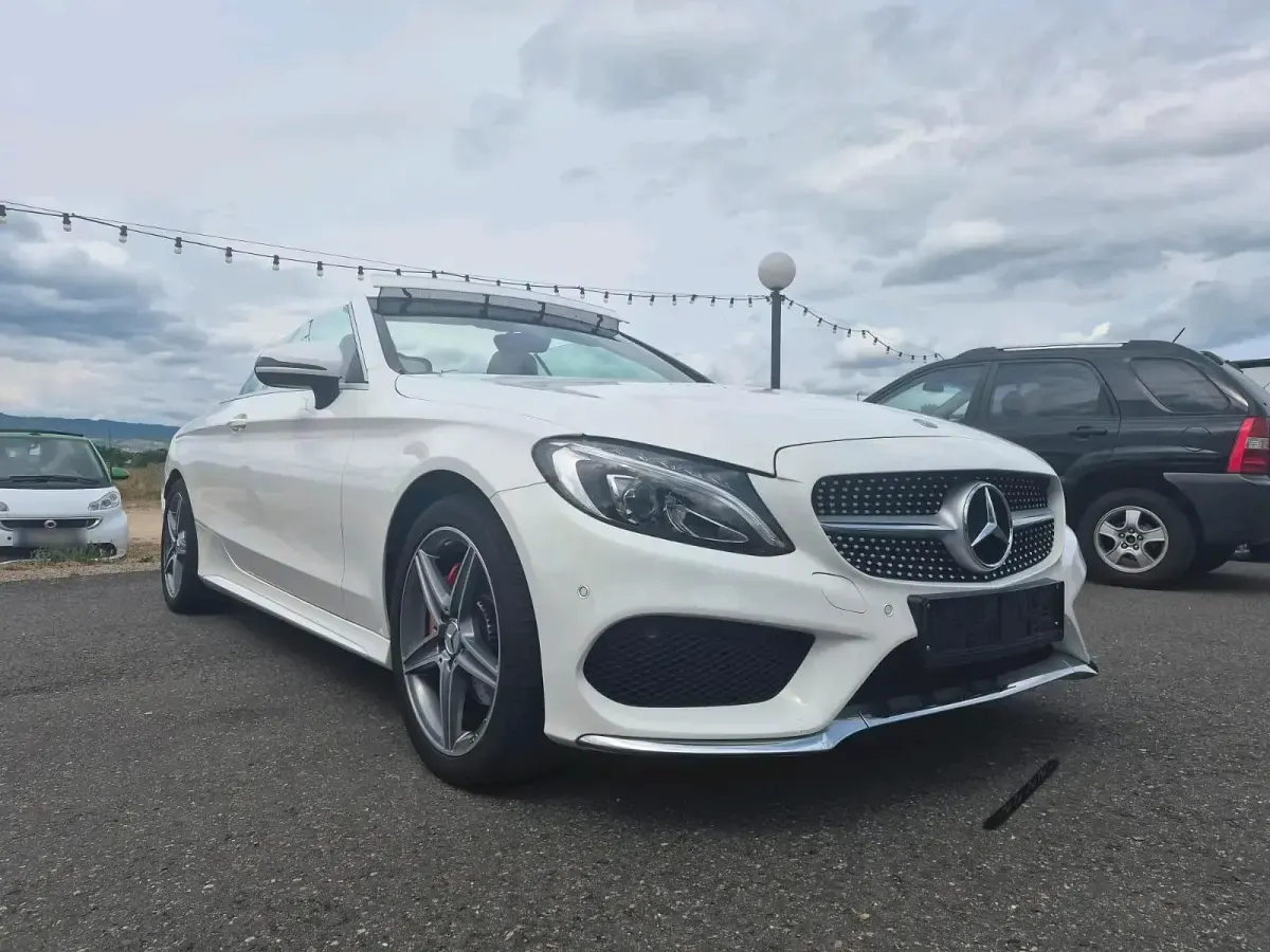 Gebraucht Mercedes C180 AMG 156 PS (114 kW) 2016 Weiß Cabrio
