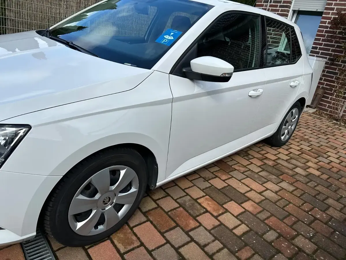 Gebraucht Skoda Fabia 60 PS (44 kW) 2021 Weiß Kleinwagen