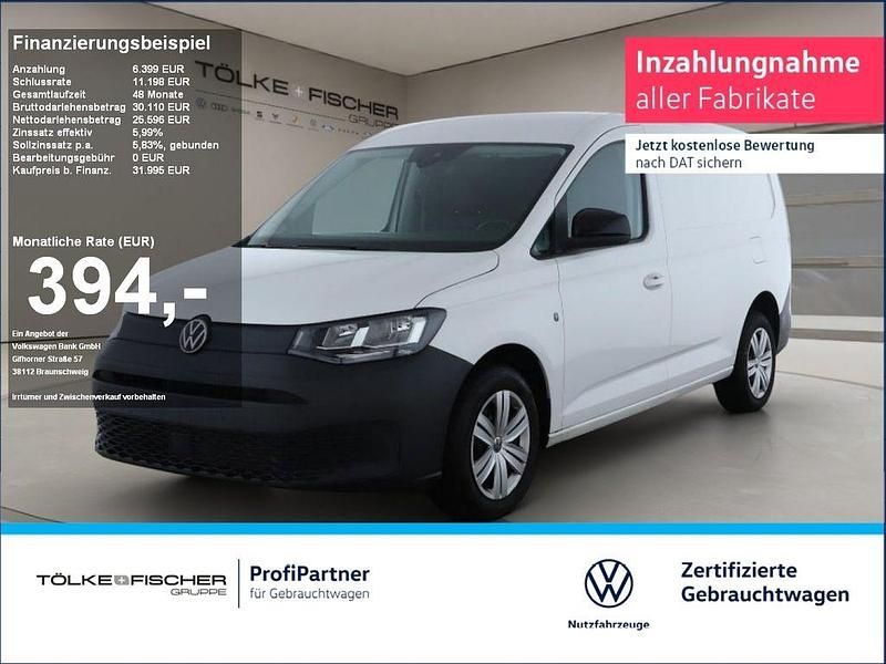 Weiß Gebraucht 2025 VW Caddy Maxi Basis Van / Kleinbus | 31.995 € (Superpreis) - Bild 1/2