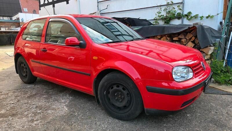 Rot Gebraucht 1998 VW Golf IV Kleinwagen | 750 € (Superpreis) - Bild 1/4
