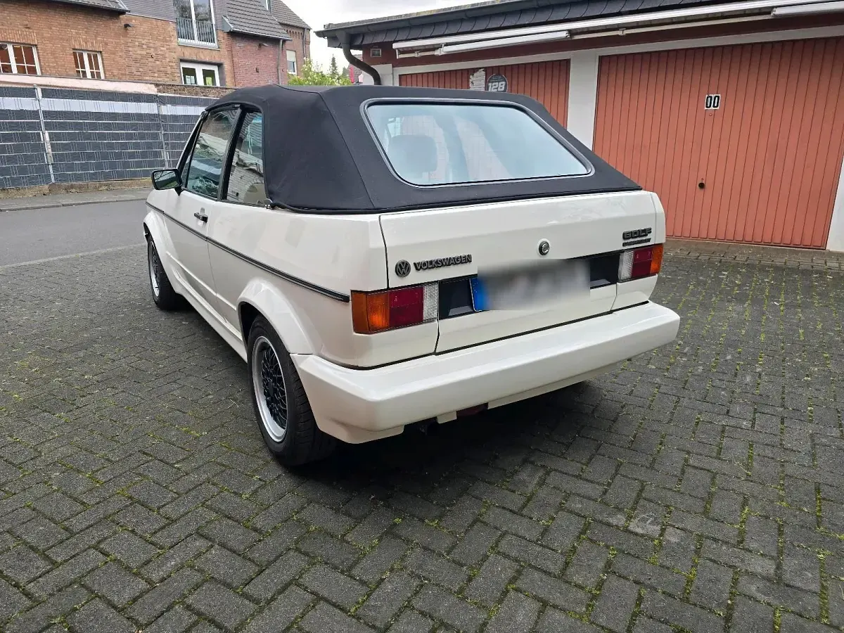 Gebraucht VW Golf Cabriolet 98 PS (72 kW) 1990 Weiß Cabrio