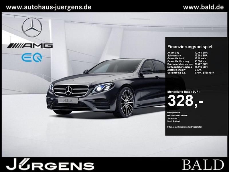 Metalliclack obsidianschwarz Gebraucht 2020 Mercedes E200 AMG Limousine | 34.870 € (Etwas zu teuer) - Bild 1/4