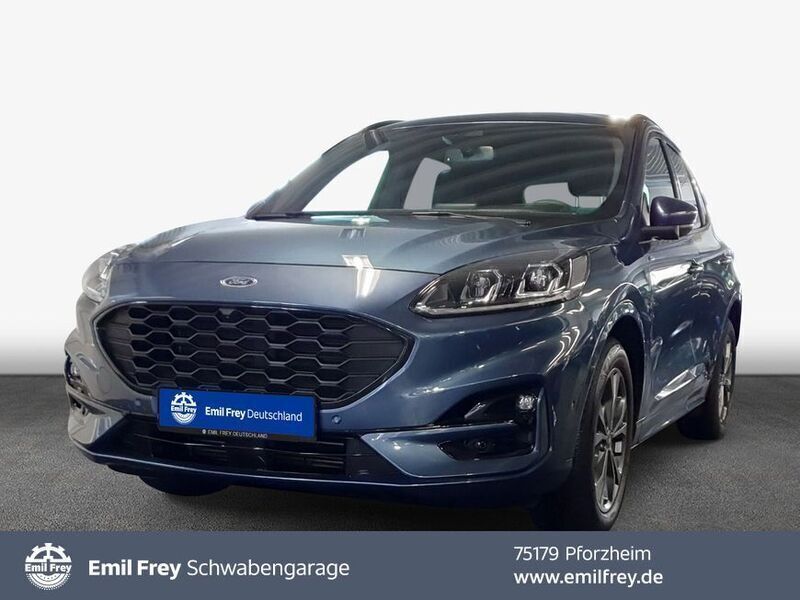 Chrome blue metallic Gebraucht 2023 Ford Kuga ST-Line X SUV | 23.850 € (Superpreis) - Bild 1/4