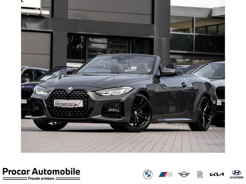 Grau Gebraucht 2023 BMW 420 M Sport Cabrio | 47.990 € (Teuer) - Bild 1/4