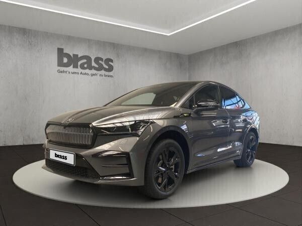 Grau (graphitegrau metallic) Neu 2025 Skoda Enyaq iV RS SUV | 50.773 € (Superpreis) - Bild 1/4